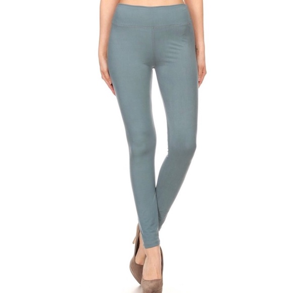 HELEN🌟 peachskin leggings Blue highwaisted - Picture 6 of 6